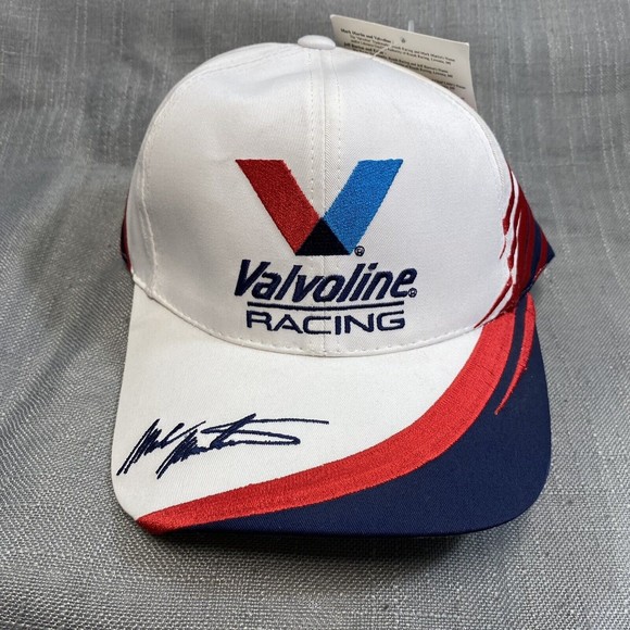 VTG Valvoline Racing Logo Embroidered Trucker Hat NASCAR Strapback Cap Global - Picture 1 of 9